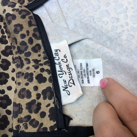 NYC Design Co Cheetah Print Skirt - Picture 7 of 8
